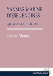 Cover von YANMAR MARINE DIESEL ENGINES 4JHE, 4JH-TE, 4JH-HTE, 4JH-DTE