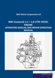 Cover von BMC (Leyland) 1,5 + 1,8 LITRE DIESEL ENGINE