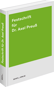 Cover von Festschrift für Dr. Axel Preuß