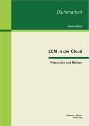 Cover von ECM in der Cloud - Potenziale und Risiken