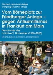 Cover von Vom Börneplatz zur Friedberger Anlage - gegen Antisemitismus in Frankfurt am Main