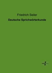 Cover von Deutsche Sprichwörterkunde