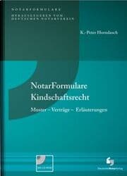 Cover von NotarFormulare Kindschaftsrecht