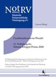 Cover von Gesellschaftsrecht im Wandel und Schippelpreisverleihung