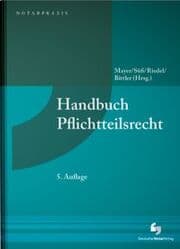 Cover von Handbuch Pflichtteilsrecht