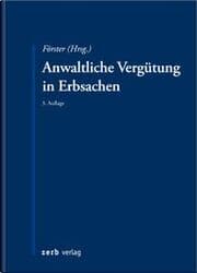 Cover von Anwaltliche Vergütung in Erbsachen