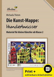 Cover von Die Kunstmappe: Hundertwasser