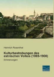 Cover von Kulturbestrebungen des estnischen Volkes (1869-1900)