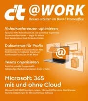 Cover von c't @work