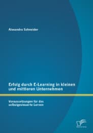 Cover von Erfolg durch E-Learning in kleinen und mittleren Unternehmen: Voraussetzungen für das selbstgesteuerte Lernen