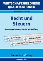 Cover von Wirtschaftsbezogene Qualifikationen: Recht und Steuern
