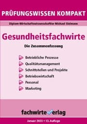 Cover von Gesundheitsfachwirte: Prüfungswissen kompakt