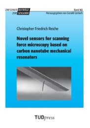Cover von Novel sensors for scanning force microscopy based on carbon nanotube mechanical resonators