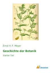 Cover von Geschichte der Botanik