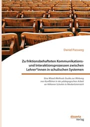 Cover von Zu friktionsbehafteten Kommunikations- und Interaktionsprozessen zwischen Lehrer