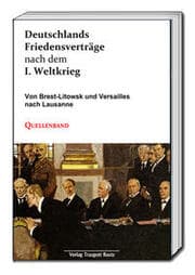 Cover von Deutschlands Friedensverträge nach dem I. Weltkrieg