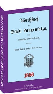Cover von Adreßbuch / Einwohnerbuch der Stadt Langensalza 1886
