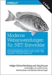 Cover von Moderne Webanwendungen für .NET-Entwickler: Server-Anwendungen, Web APIs, SPAs & HTML-Cross-Platform-Anwendungen mit ASP.NET, ASP.NET Core, JavaScript, TypeScript & Angular