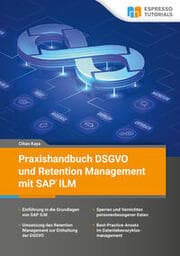 Cover von Praxishandbuch DSGVO und Retention Management mit SAP ILM