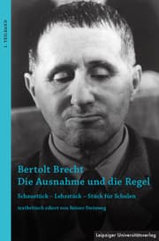 Cover von Bertolt Brecht Die Ausnahme und die Regel