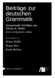 Cover von Beiträge zur deutschen Grammatik