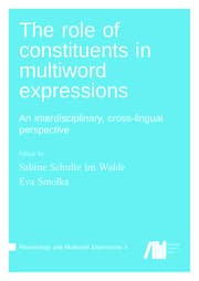 Cover von The role of constituents in multiword expressions