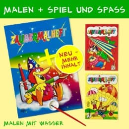 Cover von Malen mit Wasser - Zaubermalheft