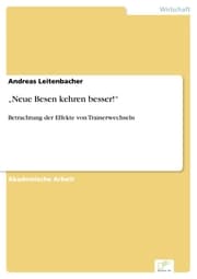 Cover von 'Neue Besen kehren besser!'