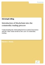 Cover von Introduction of blockchain into the commodity trading process