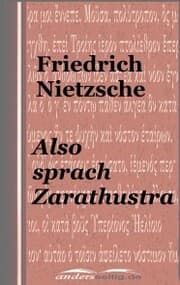 Cover von Also sprach Zarathustra