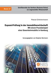 Cover von Exposé-Prüfung in der Immobilienwirtschaft. Mit einem Praxisbeispiel einer Gewerbeimmobilie in Hamburg
