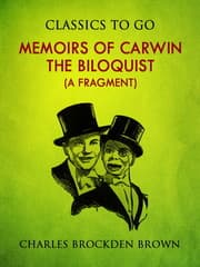 Cover von Memoirs of Carwin the Biloquist (A Fragment)