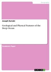 Cover von Geological and Physical Features of the Deep Ocean