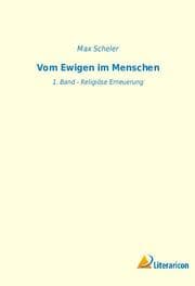 Cover von Vom Ewigen im Menschen