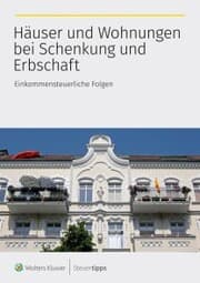 Cover von Häuser und Wohnungen bei Schenkung und Erbschaft