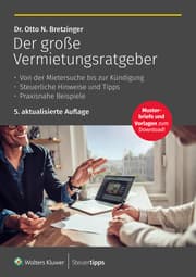 Cover von Der große Vermietungsratgeber