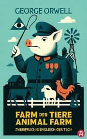 Cover von Farm der Tiere / Animal Farm. George Orwell. Zweisprachig Englisch-Deutsch