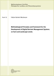 Cover von Methodological Principles and Framework for the Development of Digital Nutrient Management Systems on Farm and Landscape Levels