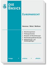 Cover von Die Basics Europarecht