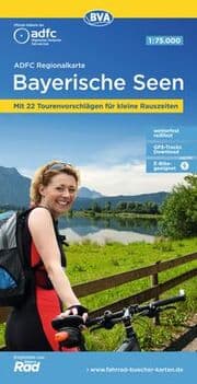 Cover von BVA ADFC Regionalkarte Bayerische Seen 1:75.000