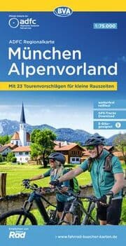 Cover von BVA ADFC Regionalkarte München Alpenvorland 1:75.000
