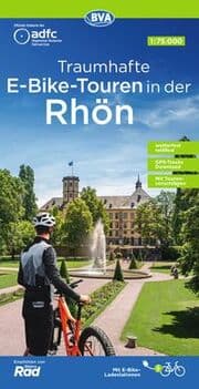 Cover von BVA ADFC Regionalkarte Traumhafte E-Bike-Touren in der Rhön 1:75.000