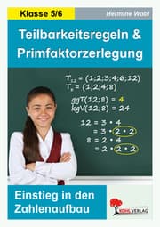 Cover von Teilbarkeitsregeln und Primfaktorzerlegung