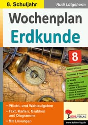 Cover von Wochenplan Erdkunde, Klasse 8