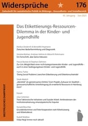 Cover von Das Etikettierungs-Ressourcen-Dilemma in der Kinder- und Jugendhilfe