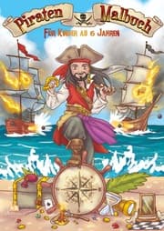 Cover von Piraten Malbuch für Kinder ab 6 Jahren