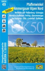 Cover von UK50-49 Pfaffenwinkel, Ammergauer Alpen Nord