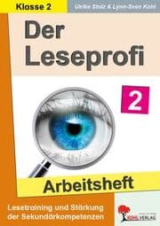 Cover von Der Leseprofi - Arbeitsheft - Fit durch Lesetraining - Klasse 2