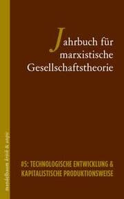 Cover von Jahrbuch für marxistische Gesellschaftstheorie