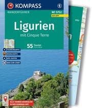 Cover von KOMPASS Wanderführer Ligurien mit Cinque Terre, 50 Touren mit Extra-Tourenkarte